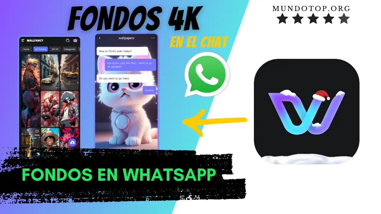 WallFancy Poner un FONDO en el Chat de WhatsApp: Personaliza tus Conversaciones